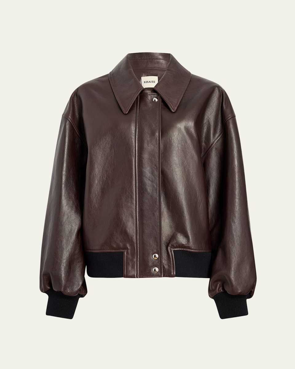 Shelman Leather Bomber Jacket